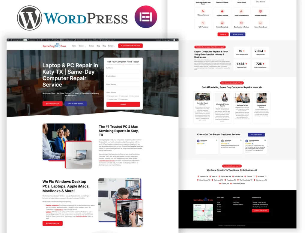 Laptop & PC Repair in Katy TX Same-Day Computer Repair Service